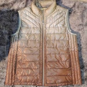 Gap Silver Ombre Puffer Vest